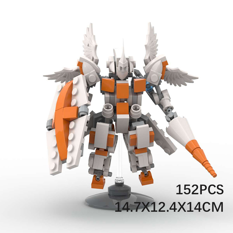 Picture of MOC building blocks compatible with Lego minicomputer assembly exoskeleton robot educational ornaments hand-made DIY building blocks