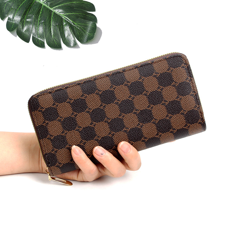 Picture of Factory Direct New Long Wallet Card Bag Women's Coin Purse Mobile Phone Bag Clutch Unisex Wallet