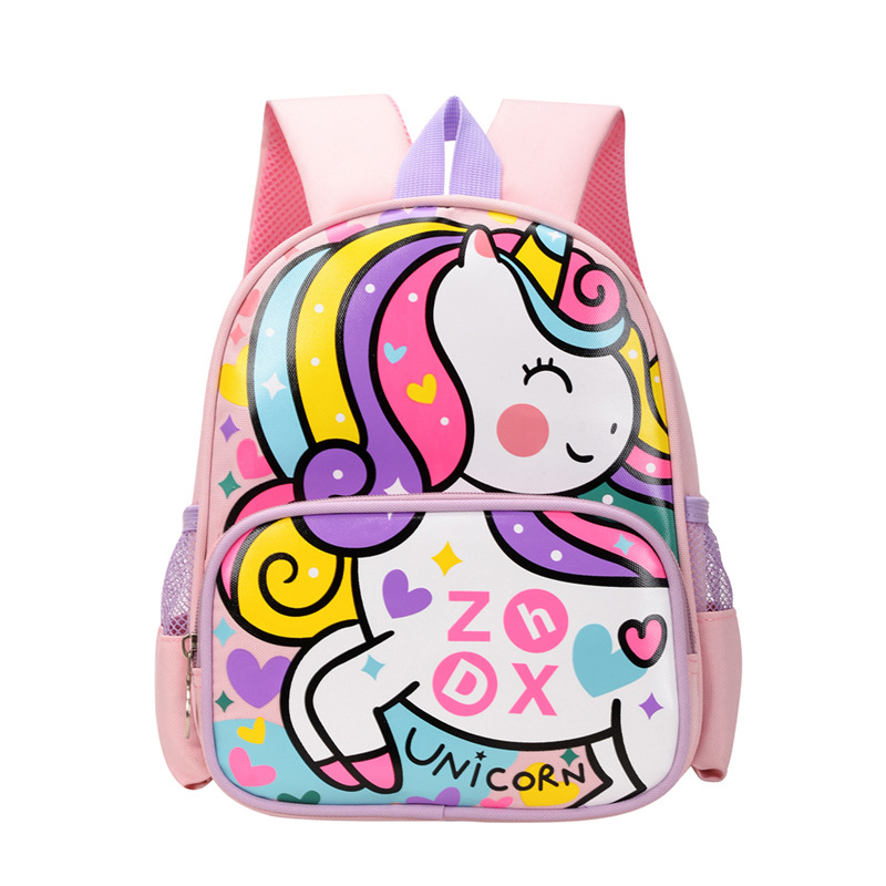 Picture of Children's Schoolbag Kindergarten Children's Lightweight Backpack 3-7 Years Old Cartoon Animation Car Student Backpack