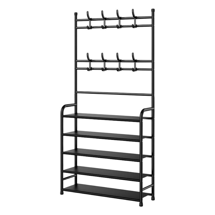 Doorway Simple Shoe Rack Multi-layer Space-saving Dormitory Hanger Household Simple Multi-functional Assembly Hanging Bag Storage Rack
