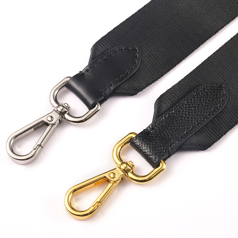 Picture of MHS-F-1 Black Replacement Wide Shoulder Strap for Hobo Cotton and Lylon Crossbody Bag Backpack with Accessories Bag Shoulder Strap