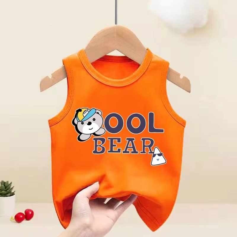 Picture of Boys' vest 2023 new summer Western style children's summer clothes baby boys' sleeveless sling thin baby top