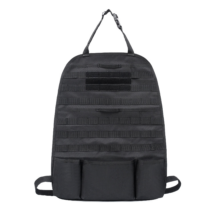 Picture of Multifunctional car rear seat back storage bag molle car seat cushion hanging cushion car storage bag