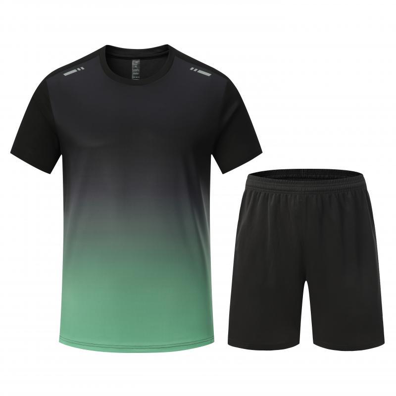 Picture of Light board football uniform suit boys and girls adult children team uniform jersey primary and secondary school students short sleeve jersey competition training uniform