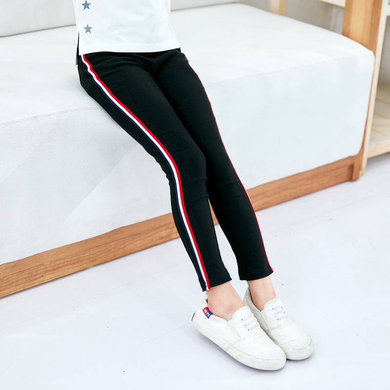 Picture of Children's pencil pants spring and autumn thin Korean children's clothing girls candy color elastic leggings large and medium children's pants wholesale