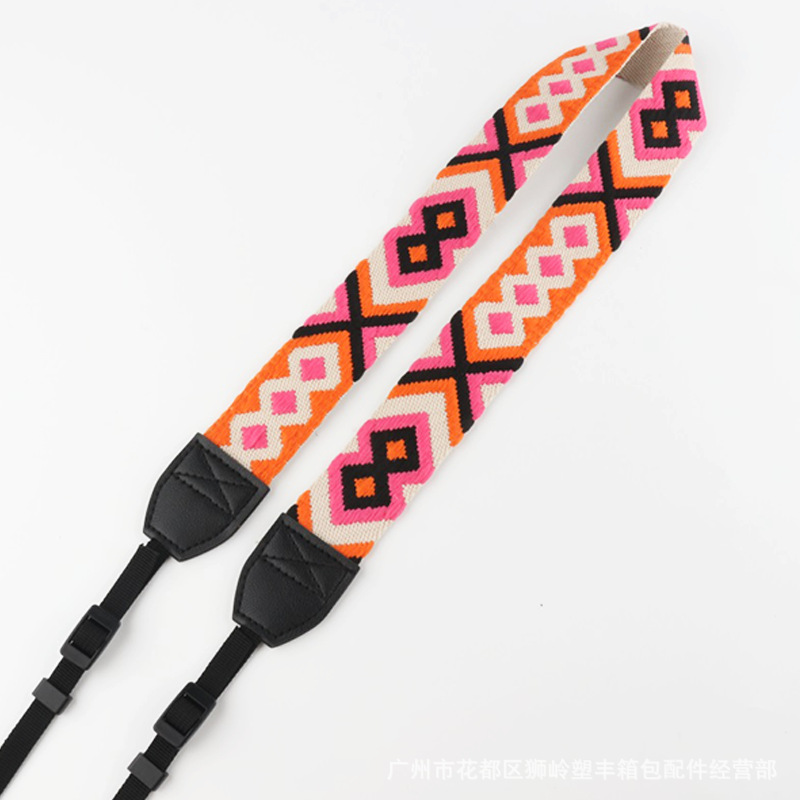 Picture of SLR Camera Shoulder Strap Camera Strap Waterproof Shock Absorbing Decompression 3.8cm Ethnic Jacquard Camera Strap