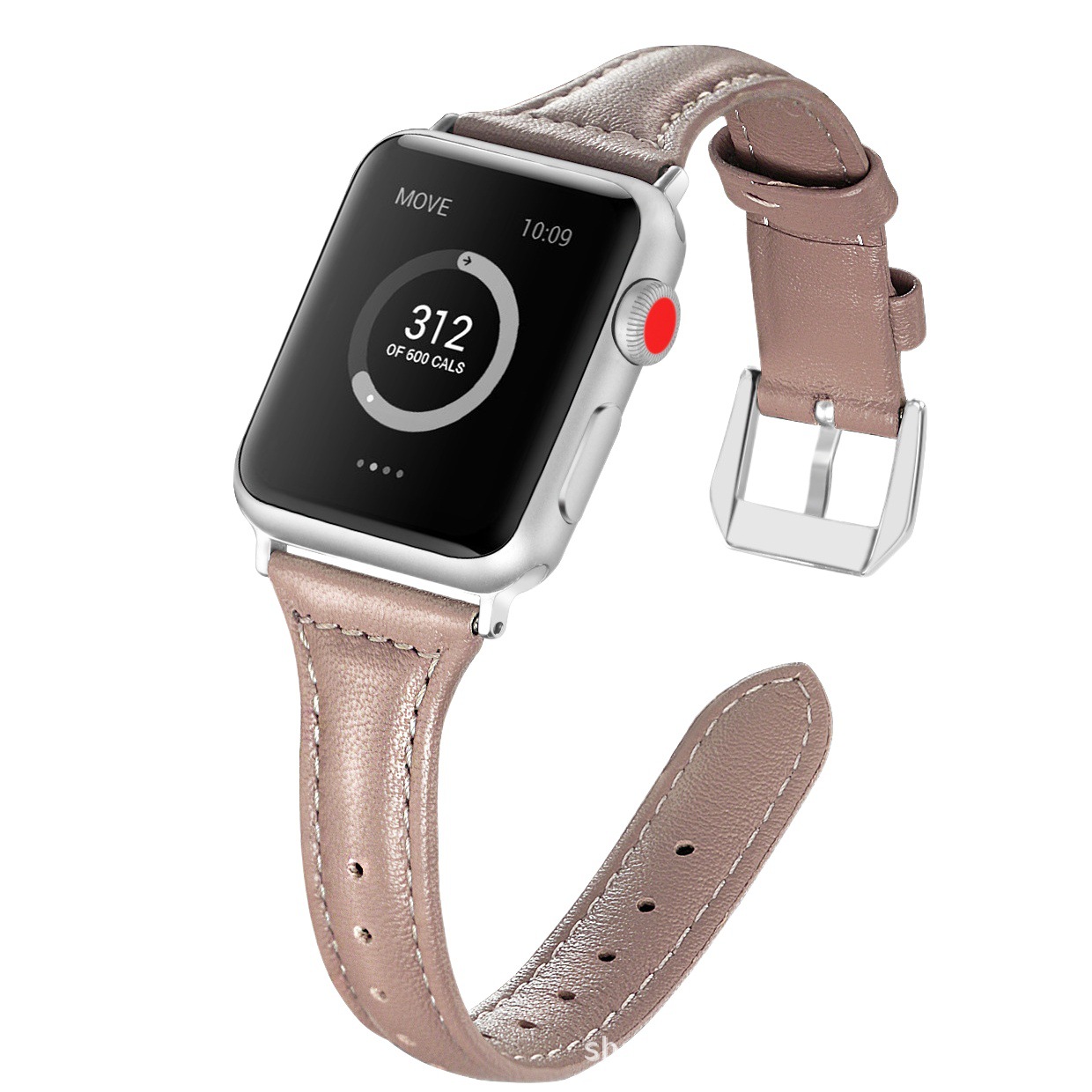 For Apple Watch Small Waist Leather Strap Apple iwatch109876SE Thin Strap Shrink Simple