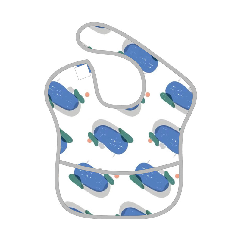 Picture of Summer Baby Waterproof Saliva Napkin Bib Kidsren's Eating Bag Feeding Supplement Bag 1-4 Years Old Anti-Vomiting