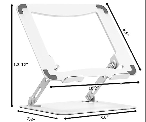 Picture of Multifunctional Metal Desktop Folding Laptop Cooling Bracket Storage Tablet Laptop Stand