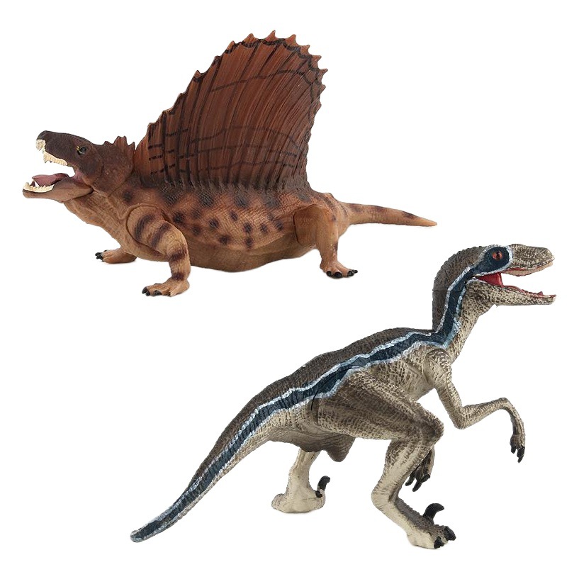 Children's new simulation Jurassic dinosaur model lower jaw movable solid pterosaurus Tyrannosaurus
