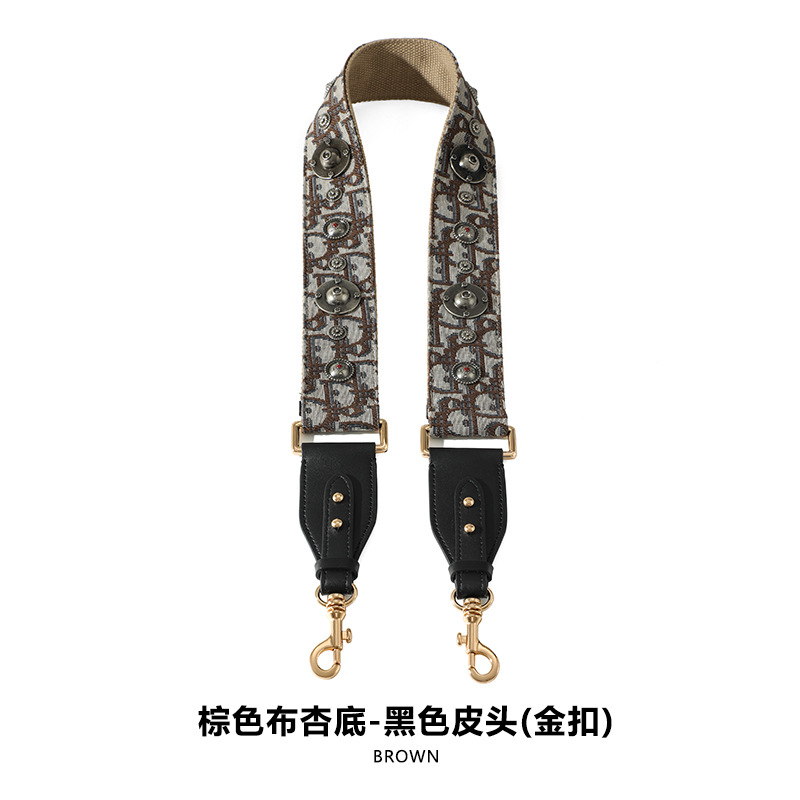 Picture of Mahuangshi MHS-F-66 Wide Bag with Canvas Shoulder Strap Shoulder Crossbody Cowhide Bag Accessories Bag Strap Comfortable D