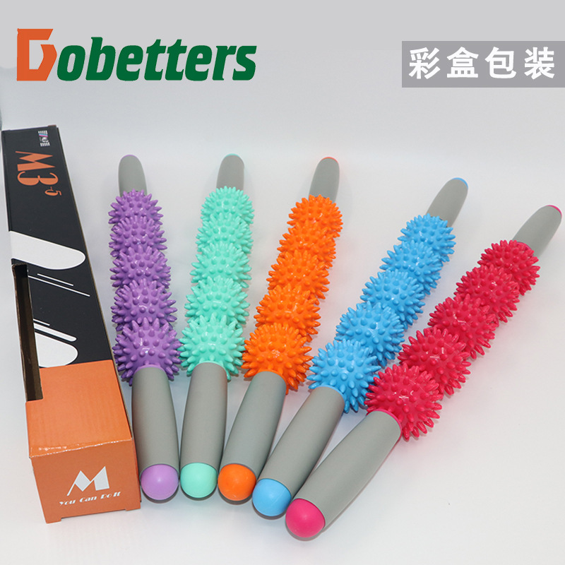Picture of Factory Direct Sales Massage Stick Fitness Stick Gear Style Massage Stick Manual Full Body Massage Stick Muscle Relaxation Massage Stick