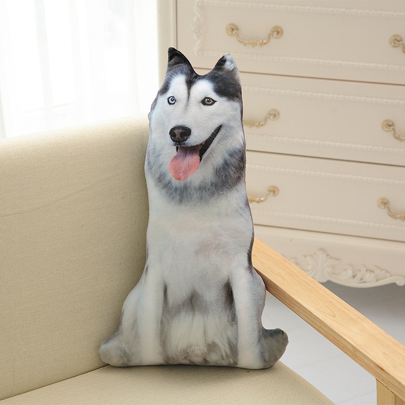 Picture of Creative 3D Artificial Dog Pillow, Plush Toy Dog Doll, One Piece Drop Shipping, Cute Pet Cartoon