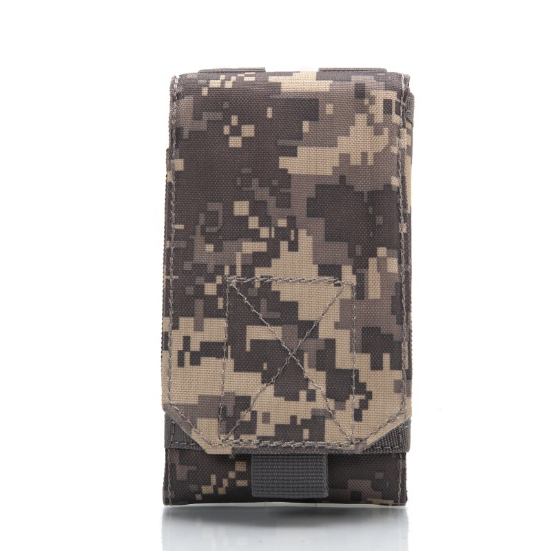 Picture of 6 inch leisure sports running mobile phone bag outdoor multi-function MOLLE accessory bag camouflage mobile phone waist bag