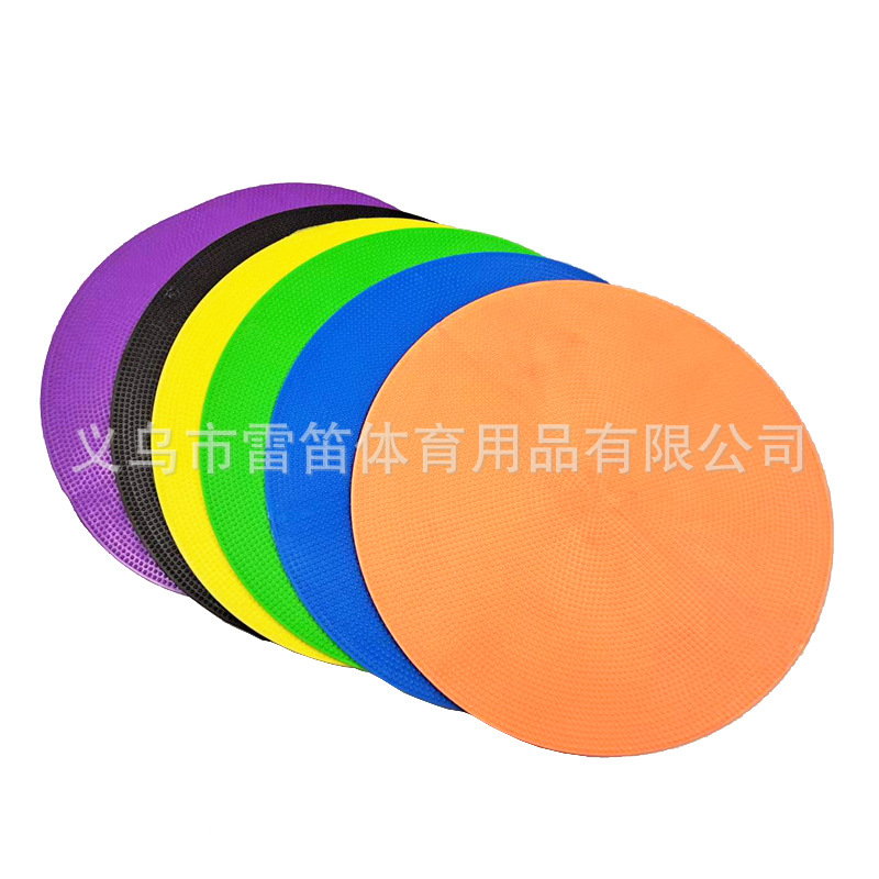 Picture of Football training plane sign plate disc sign plate training obstacle round mouth tennis landmark pad