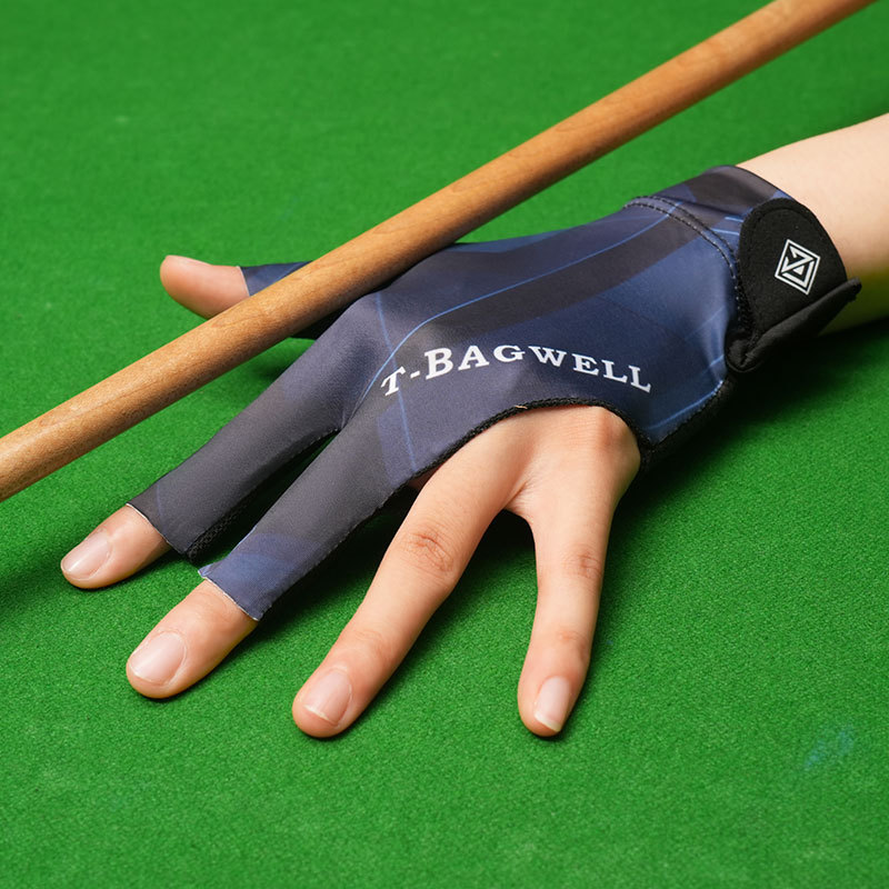 Picture of Billiards Gloves Men's and Women's Billiards Open Finger Professional Snooker Game Special Non-Slip Thin Three-Finger High-Elastic A34-TQ