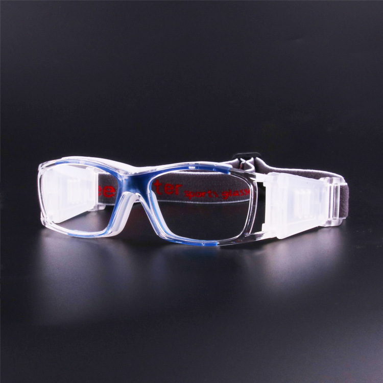 Picture of Fashion Unisex Explosion-proof Outdoor Sports Glasses Three-point Kids Can Equipe with Myopia Goggles Football Glasses Frame