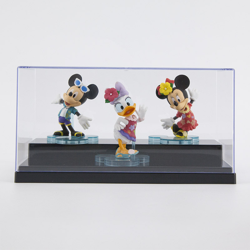 Picture of Two-story Flat Step Acrylic Display Box Animation Hand-made Model Toy Ornaments Transparent Dustproof Storage Cabinet