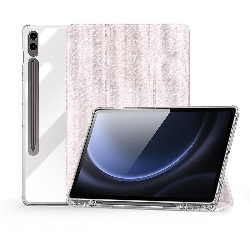 Picture of For Samsung TabS10Plus flat protective case A9Plus retro old simple transparent protective case wholesale