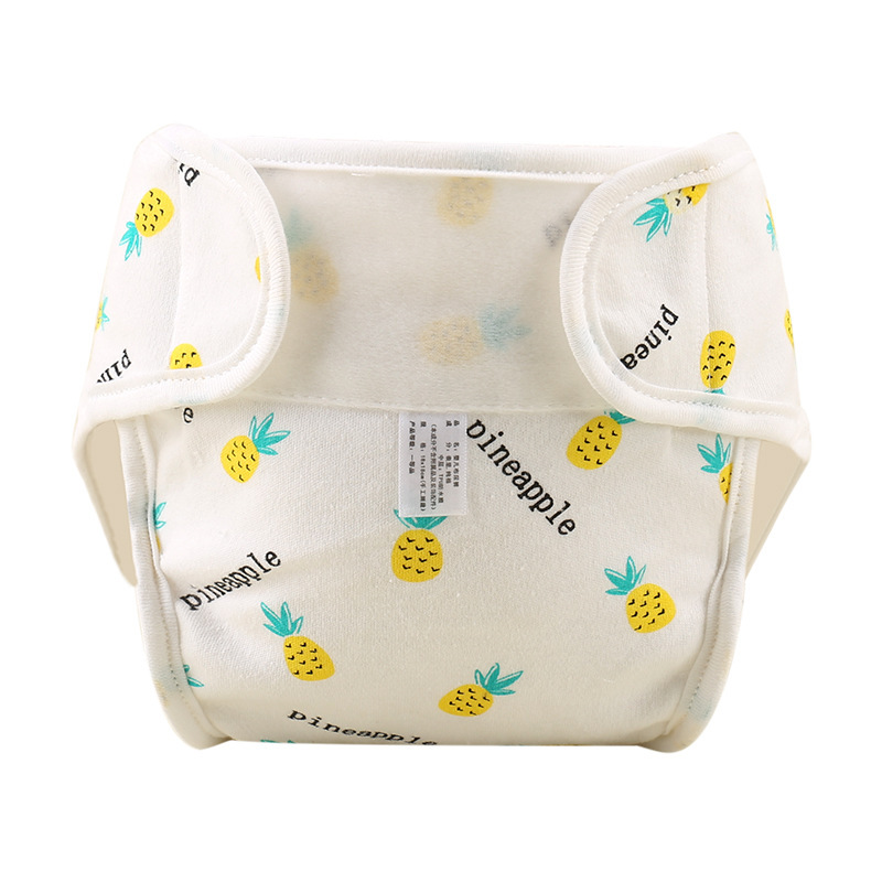 Picture of Cotton printed diaper pants baby cartoon waterproof diaper pants three-dimensional anti-side leakage newborn baby diaper pocket wholesale