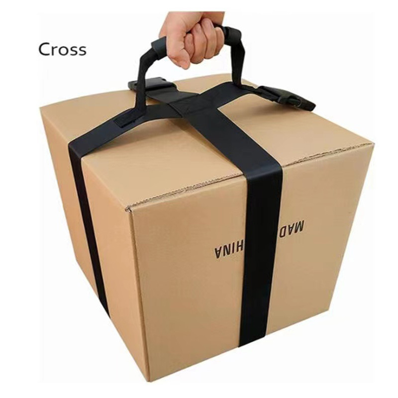 Picture of Handlebar hand luggage strap design length adjustable packing belt luggage case tie rope belt cross packing belt