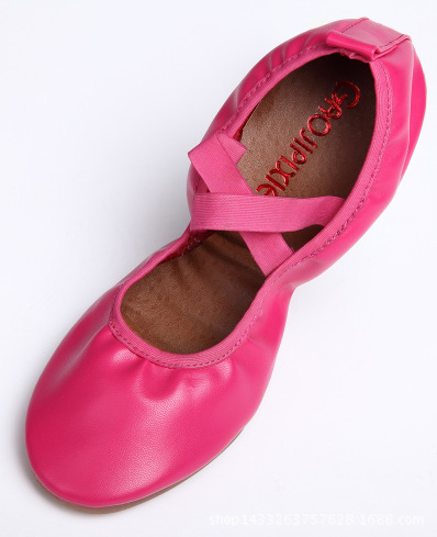 Picture of Purple Rice Snow Square Dance Shoes Dance Shoes Beef Tendons Soft Bottom Dance Shoes Women's Casual Shoes Exercise Shoes Taiji Shoes