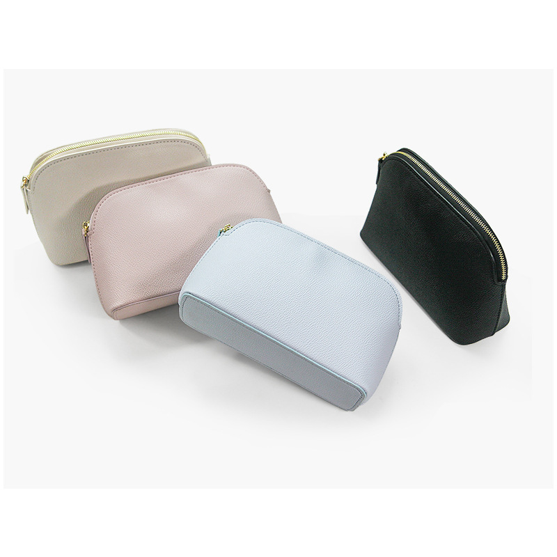 Picture of 2025 new cosmetic bag high-end texture leather shell clutch exquisite dinner portable storage cosmetic bag