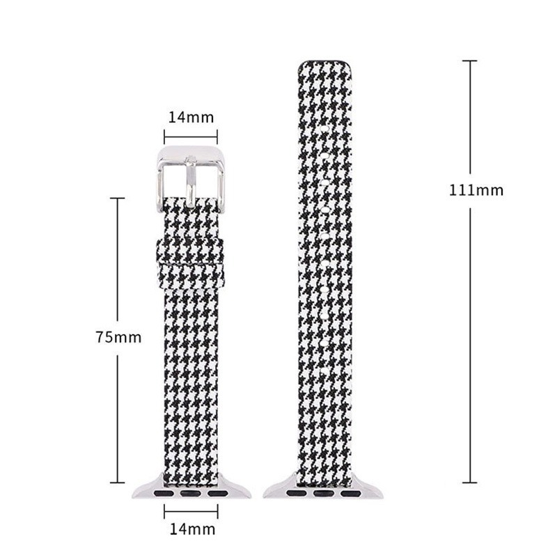 Picture of Suitable for Apple Watch S10 Canvas Nylon Small Waist Women's Watch Strap in Stock