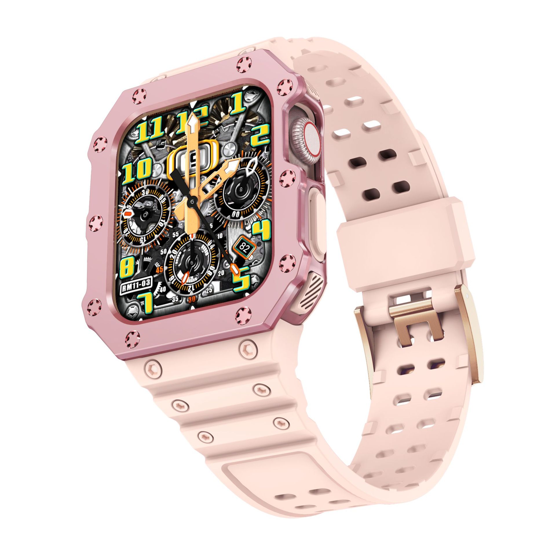 Picture of For Apple Watch Strap Apple iwatch9876543 Richard TPU One-piece Strap Wholesale Cross-border
