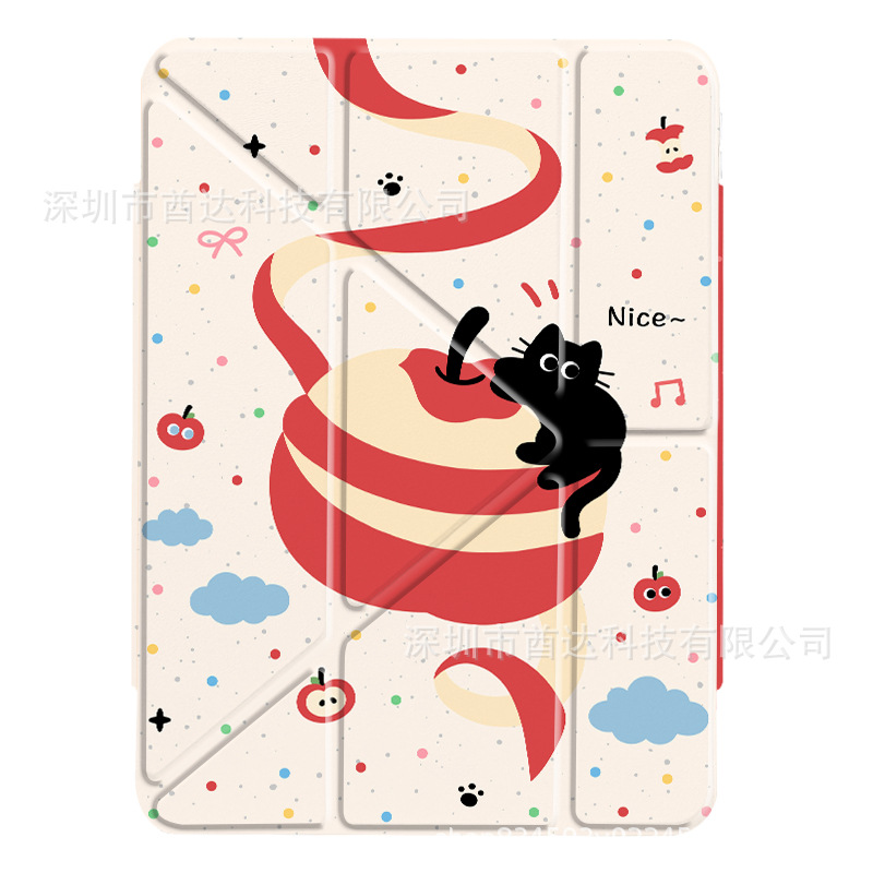 Picture of Y-Fold Magnetic Split Suitable for iPad Protective Case 2024Air6/5 Cat 10.9 Anti-Bending Tablet Protective Airbag