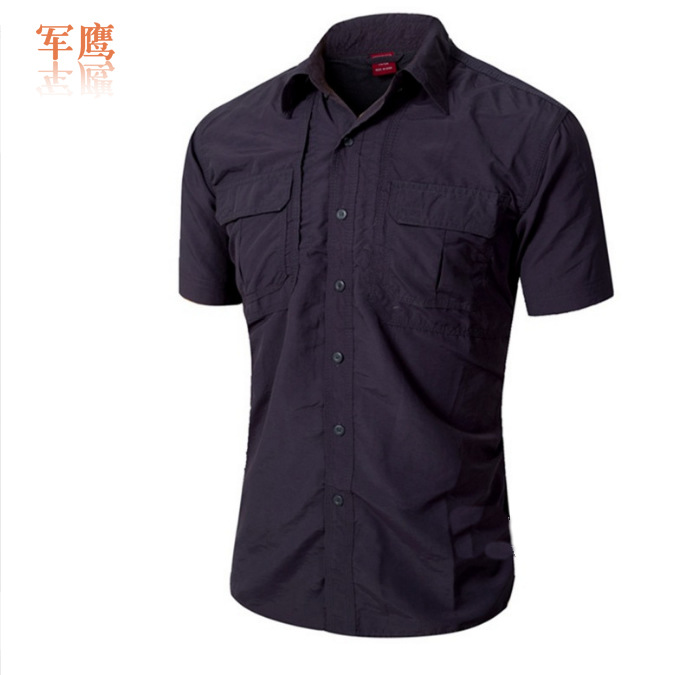 Picture of Military Eagle Tactical Shirt 511 Quick-Drying Tactical Short-Sleeved Shirt Quick-Drying Short-Sleeved Breathable Flap Pocket Pants Waterproof