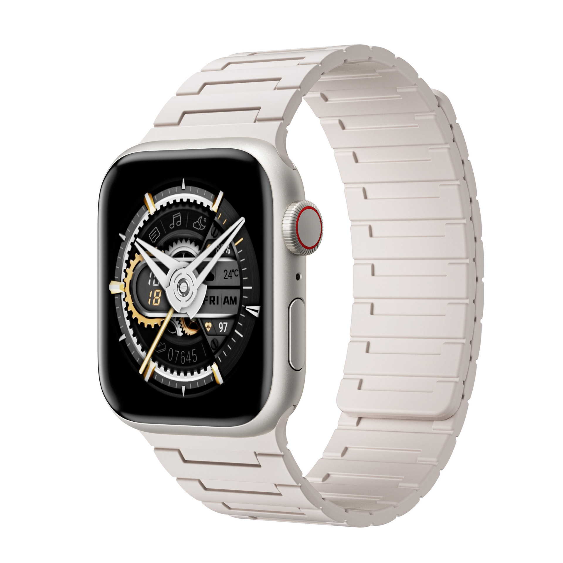Picture of Suitable for Apple Watch Magnetic Silicone Strap Appleiwatchs1-10 Generation Magnetic Loop Strap Baigey