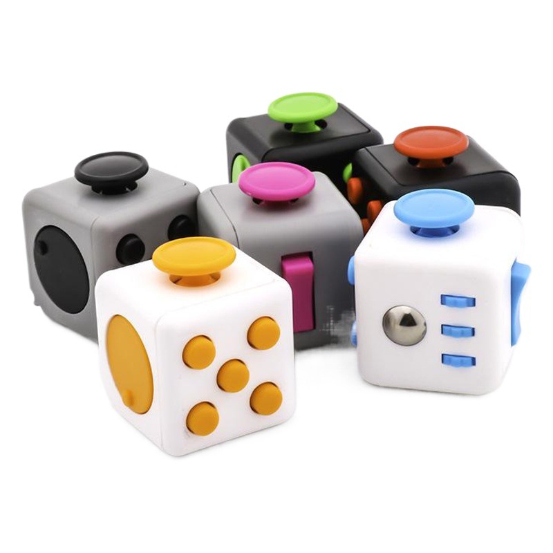 Cross-Border Decompression Rubik's Cube Infinite Magic Cube Finger Decompression Dice New and Unique Vent Toy Fidget Cube