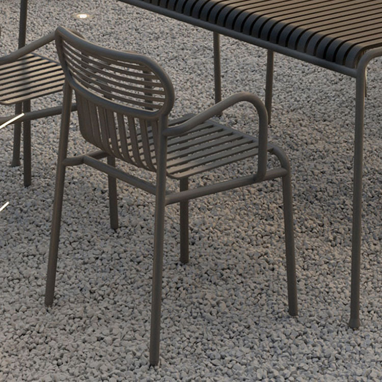 Picture of Internet Celebrity Courtyard Outdoor Tables and Chairs Commercial Restaurant Milk Tea Shop Outdoor Seat Table Balcony Open-Air Table and Chair Set
