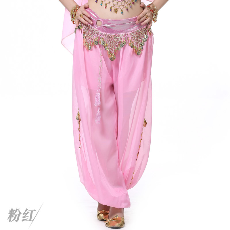 Picture of Dancer Ring Lanterns Belly Dance Performance Dance Pants Belly Dance Pants