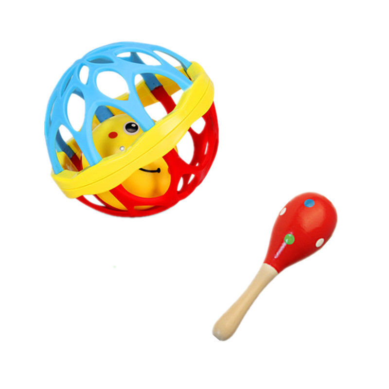Picture of Newborn Baby Toy Puzzle Hand Grab Rattle 3 to 6-12 Months Baby Boys and Girls 0-1 Years Old Grab Rattle