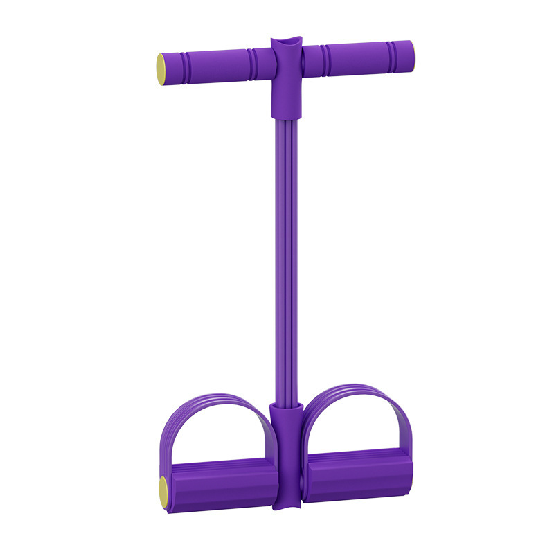 Picture of Source factory four-tube six-tube pedal tension device thin waist thin leg sit-up auxiliary pull rope a generation of hair