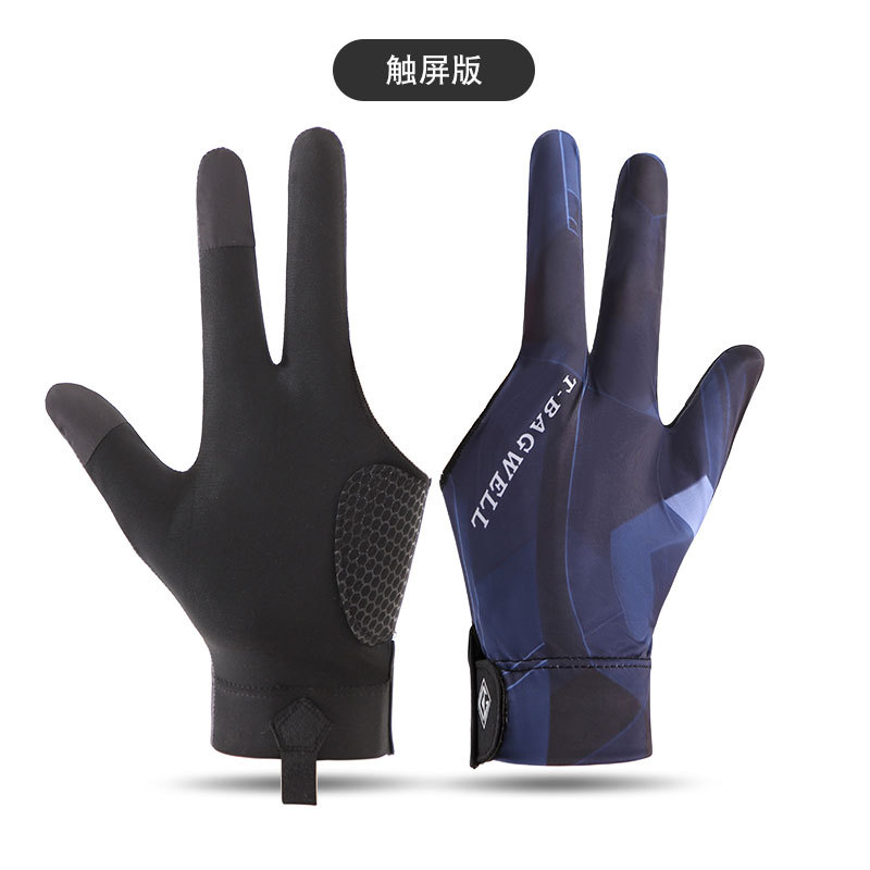 Picture of Billiards Gloves Three Finger Professional High-end Non-slip Thin Breathable Snooker Billiards Gloves Finger Billiards Gloves A3