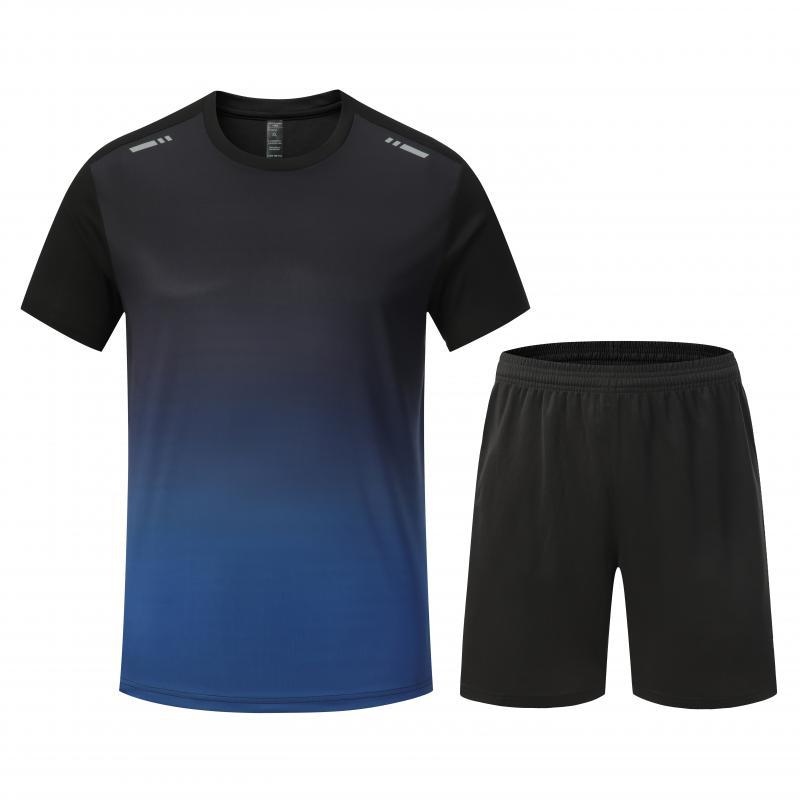 Picture of Light board football uniform suit boys and girls adult children team uniform jersey primary and secondary school students short sleeve jersey competition training uniform