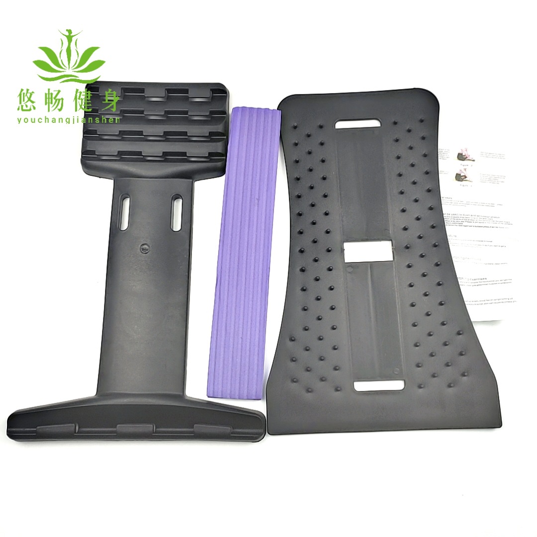 Picture of Lumbar Disc Traction Device, Lumbar Vertebra Corrector, Waist Strain, Curved Stretching and Relieving Device, Yoga Spine Massage Equipment