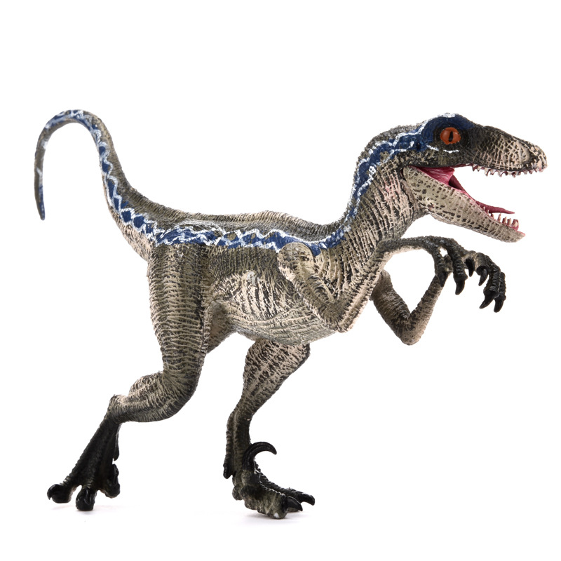 Picture of Cross-border simulation dinosaur toy model variation Velociraptor fast raptor dragon toy ornaments a generation of hair