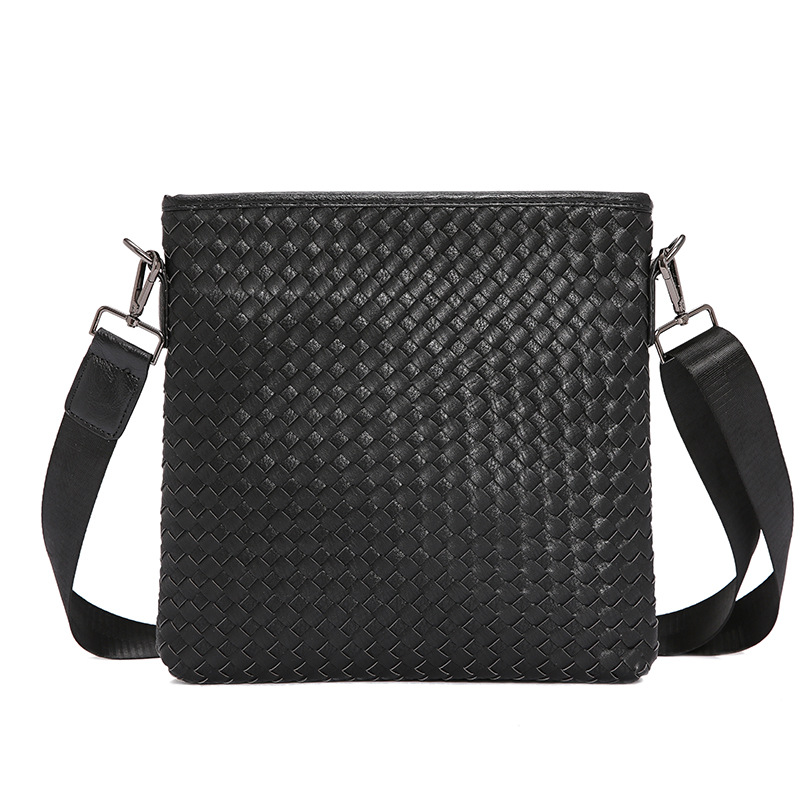 Picture of Wholesale New Korean Style Men's Shoulder Bag Handwoven Casual Men's Bag Trendy Crossbody Bag Outdoor Backpack