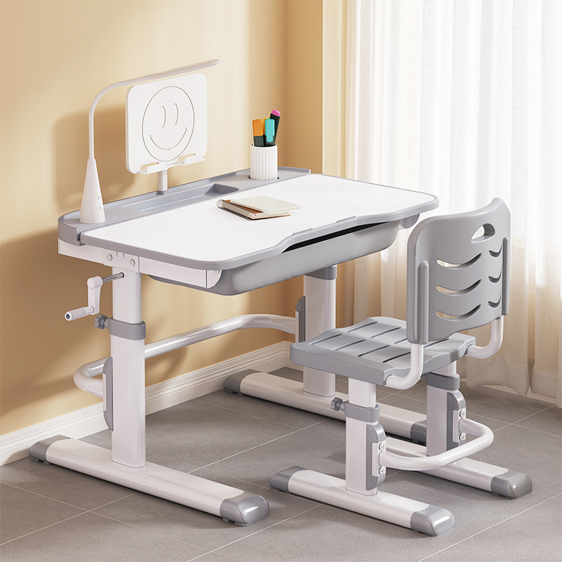Children's Learning Table Primary School Students' Simple Writing Homework Desk Home Children's Desk and Chair Liftable Table suit
