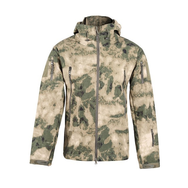Picture of Shark skin soft shell assault coat size tactical military fans windproof warm outdoor mountaineering suit a generation of hair