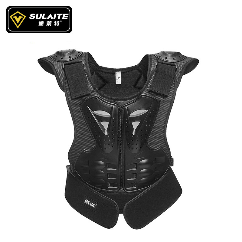 Picture of Sulaite Kidsren's Roller Skating Protective Gear, Skating Chest Protector, Back Protector, Night Reflective Equestrian Cycling Armor, Riding Armor