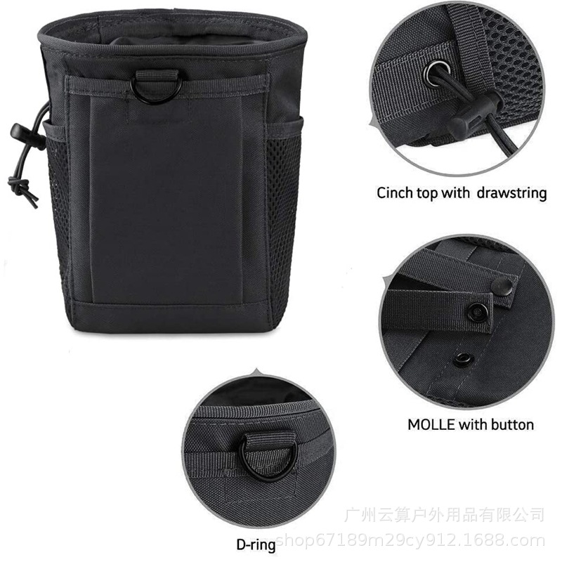 Picture of Outdoor Military Fan Tactical Bag Accessories Waist Bag Outdoor Camping Accessories Supplies Bag Molle Rope Recycling Bag