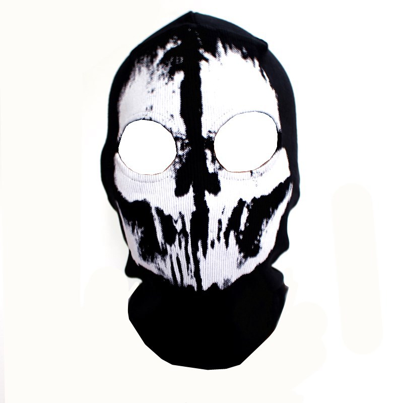 Picture of Deadpool white red hot sale ebay AliExpress Call of Duty Amazon death pure cotton mask