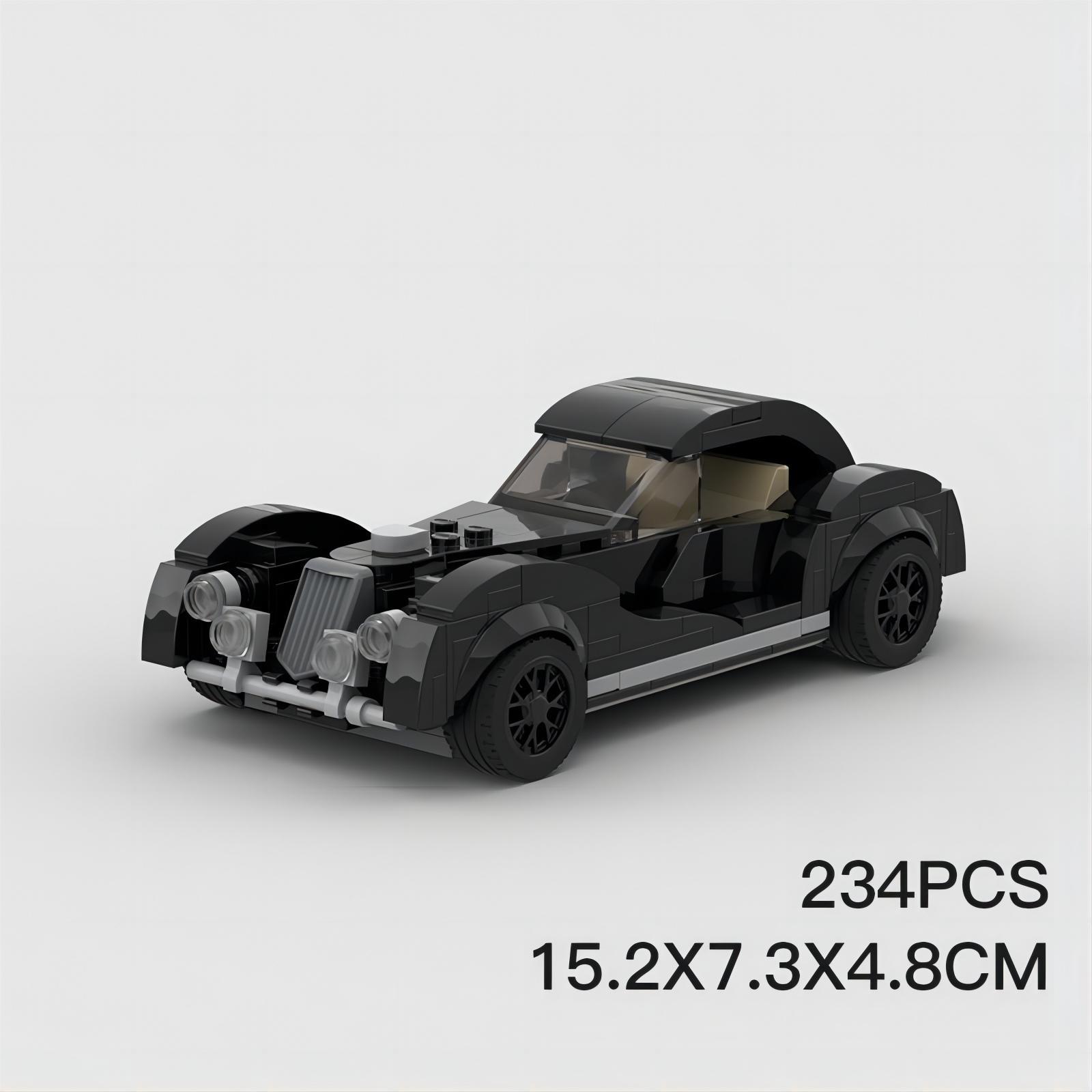 Picture of MOC Building Blocks Set Compatible with Lego Vintage Classic Car Assembled Model speed Series 8-Case Car