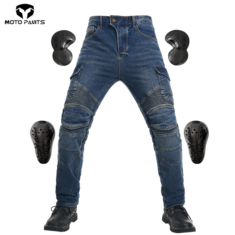 Factory Direct Sales Motorcycle Pants, Riding Jeans, Anti-Fall Motorcycle Rider Pants, Equipment Racing Pants for All Seasons