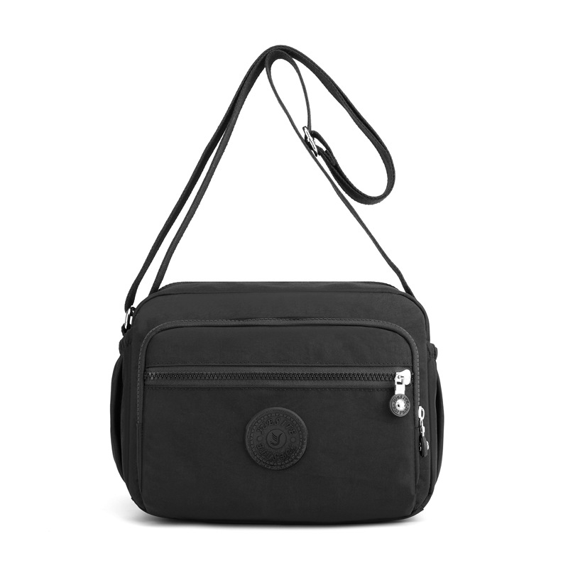 Picture of Fashionable Simple Women's Shoulder Bag Large Capacity Outdoor Shopping Bag Lightweight Waterproof Nylon Cloth Bag Crossbody Bag